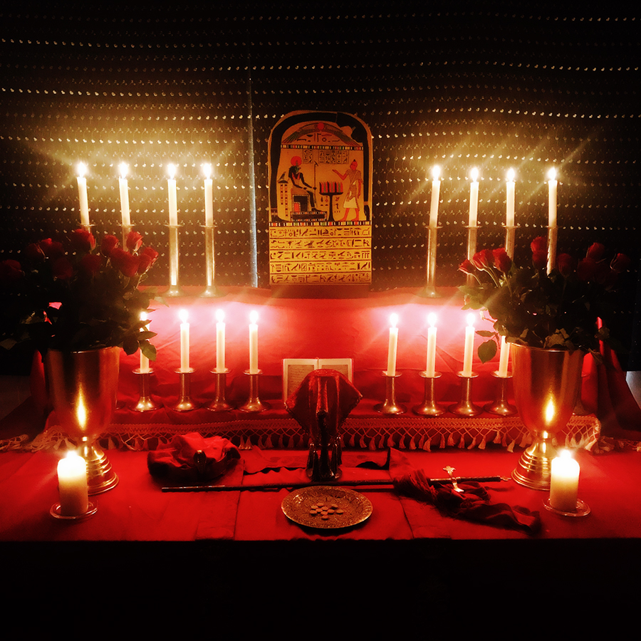 AMeth Lodge Gnostic Mass Temple: the Altar.